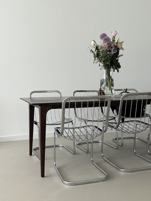 6x Gastone Rinaldi chair