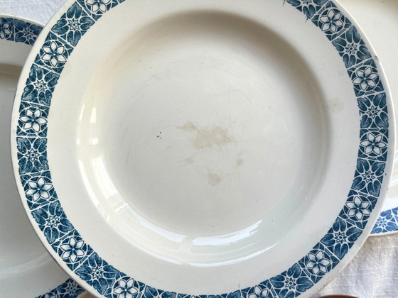 6 Piatti Fondi Longchamp 'René' in Ironstone Blu – Stoviglie (photo 16 of 16)