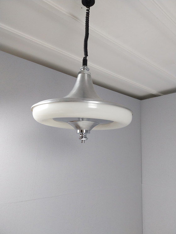 Image 1 of Lampada a sospensione vintage UFO in stile spaziale, anni '70