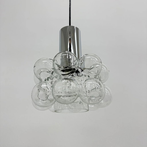Bellen Glas Hanglamp van Helena Tynell voor Limburg, Duitsland, jaren 70