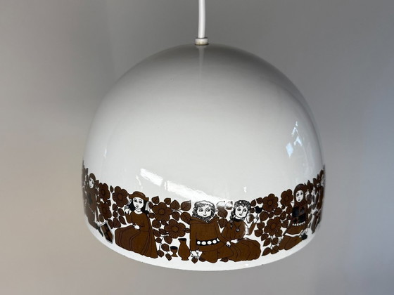 Image 1 of Lampe à suspension vintage "Tanssi" par Kaj Franck pour Fog & Mørup