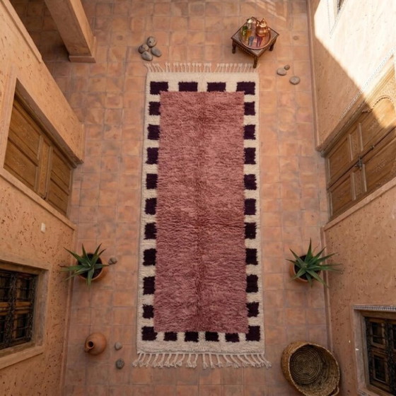 Image 1 of Handwoven Moroccan Runner Carpet 90cmx300cm 