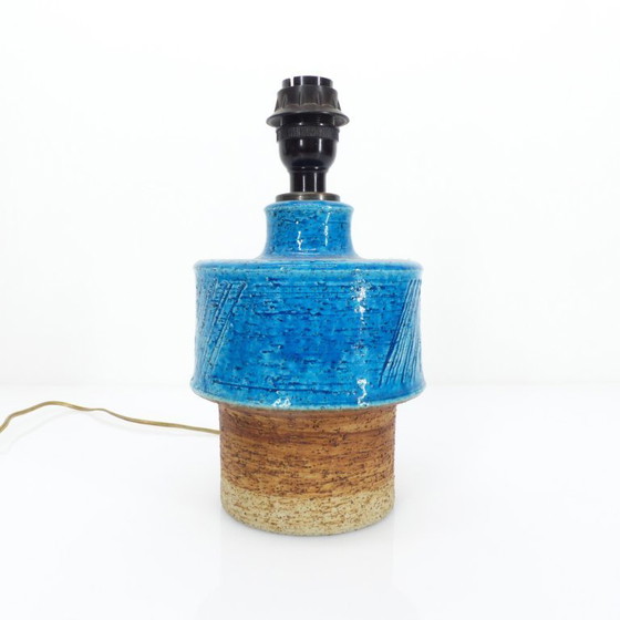 Image 1 of Skandinavische Keramik-Schreibtisch- oder Nachttischlampe, Inger Persson für den schwedischen Hersteller Rörstrand, 1960