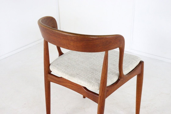 Image 1 of Set 10 Johannes Andersen voor Uldum mobelfabrik stoelen vintage 