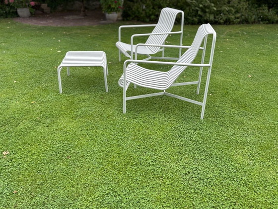 Set da giardino con salotto a palizzata Hay – Set da salotto, Metal (photo 6 of 8)