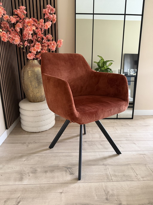 4x Houweling Innenstühle - Adore Stoff