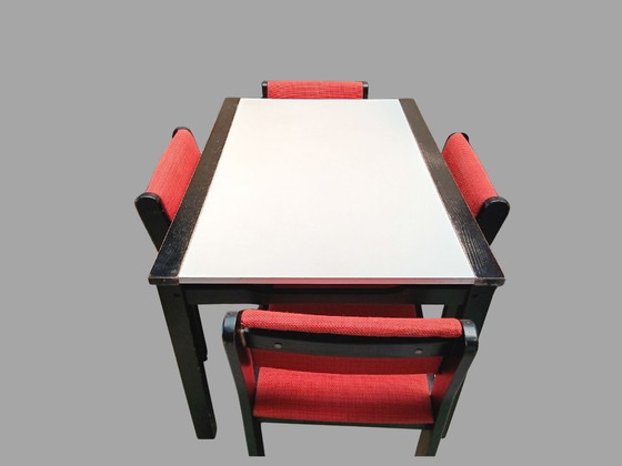 Image 1 of Cees Braakman voor Pastoe eetset met uitschuifbare tafel