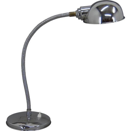Vintage table lamp with flexible shade, 1940s