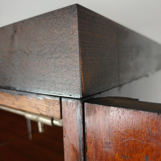 Image 1 of Herenkledingkast van Compactom Ltd uit de jaren 1920 – volledig ingericht interieur