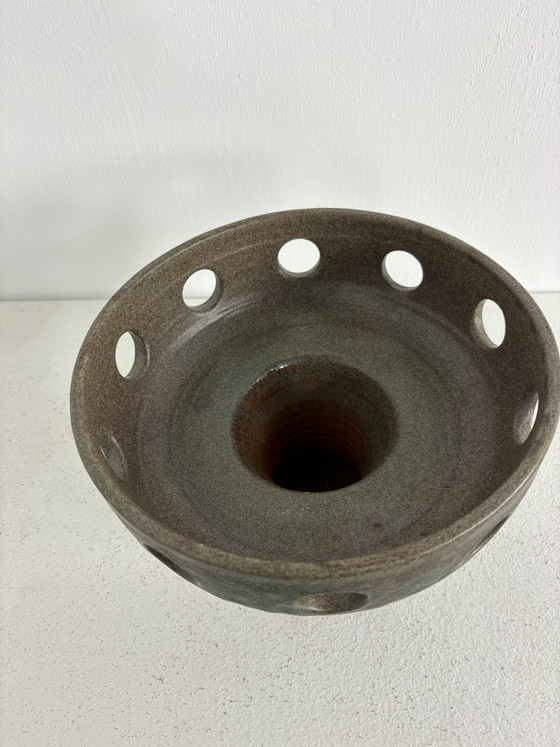 Image 1 of Bougeoir Pot Décoratif Céramique Henny Radijs 1969