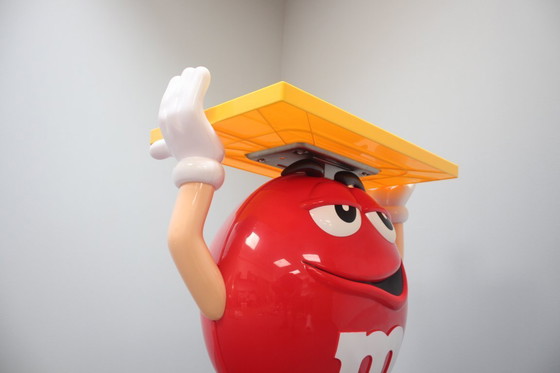 Image 1 of Rarissimo supporto in plastica della mascotte dell'azienda di caramelle M&M's, anni Novanta.