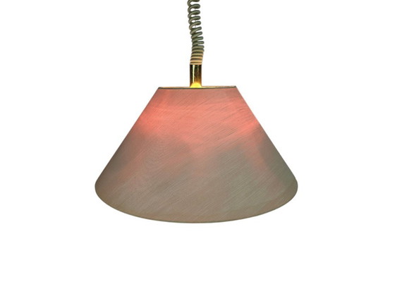 Image 1 of B + M Leuchten - Style Hollywood Regency - Allemagne de l'Ouest - Laiton - Acier - Années 80