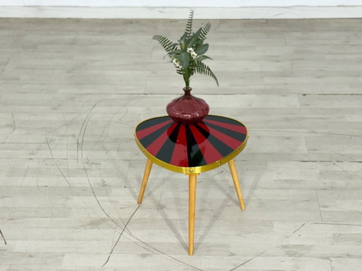 Tavolo vintage a forma di rene, portavasi, tavolino laterale, contenitore, Mid Century Modern