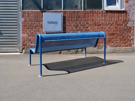 BLÅBRO – Vintage Tuinbank – Metal (photo 4 of 5)