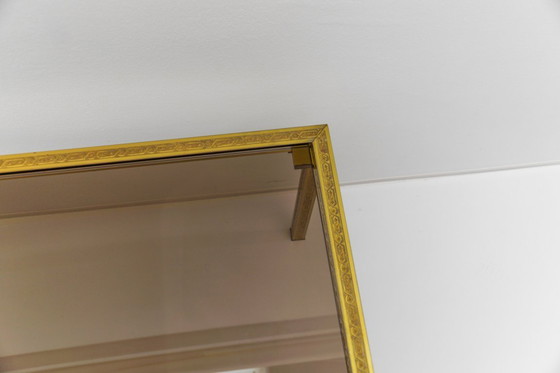 Image 1 of Brass and Smoked Glass Coffee Tables, 1970s, Set of 2