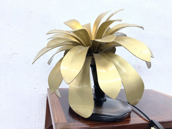 Image 1 of Table Lamp Palm Lamp 80s Hollywood Regency Design