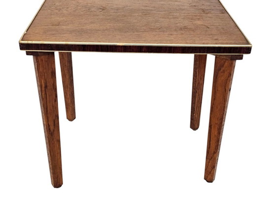 Image 1 of Tavolino vintage per piante - tavolino laterale - legno - metallo - anni '60