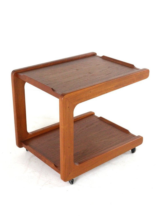 Image 1 of Vintage Danish design teak trolley