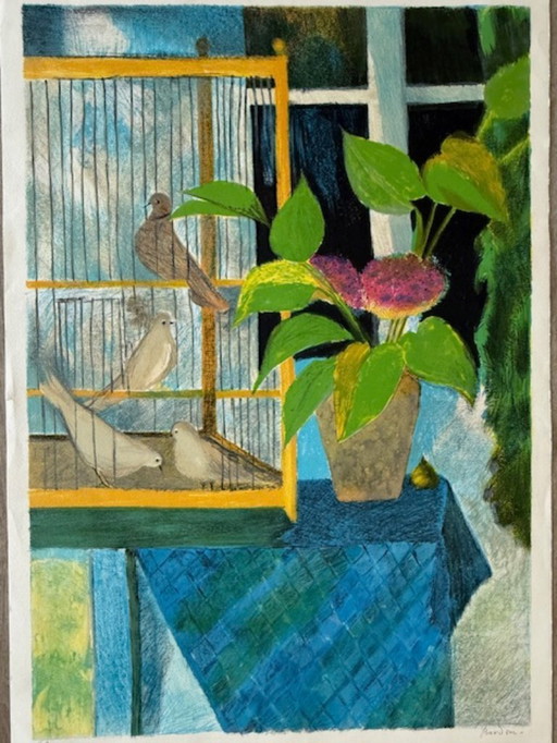 Litografia di Guy Bardone