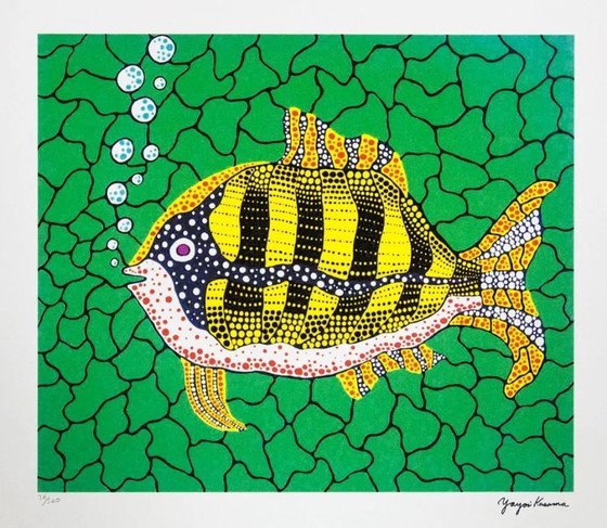 Image 1 of Después de Yayoi Kusama, Profundidades del mar, Litografía, década de 1990