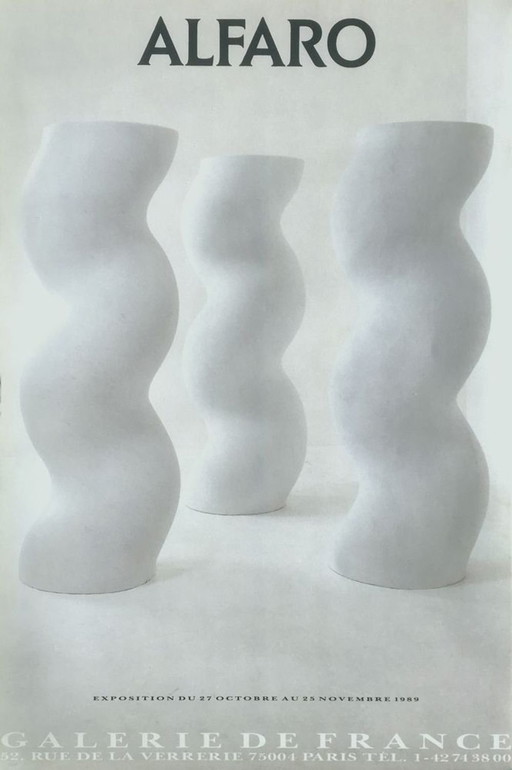 Andreu ALFARO Expo 89 Galerie de France poster 1989
