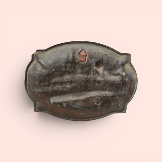 Image 1 of Keulen aan de Rijn / Vintage koperen bord