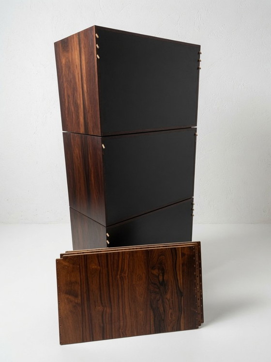 Poul Cadovius Floating Wall Mounted Rosewood Sideboard by CADO, 1960s. (photo 13 of 13)