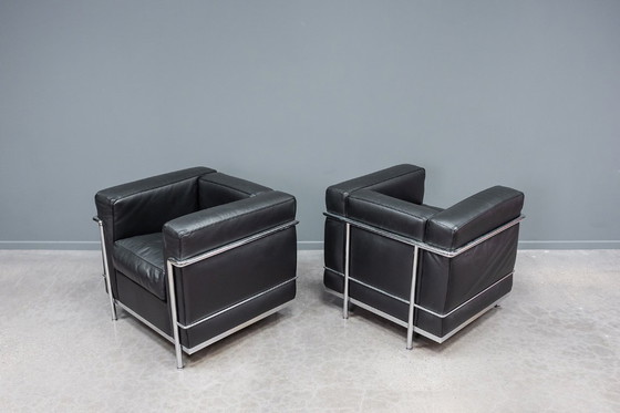Image 1 of Corbusier LC2 stoelen 2x
