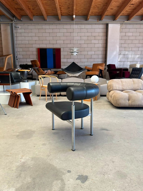 Fauteuil Erik Jørgensen Møbelfabrik Cobra EJ900 (Stock : 2) – Leather, Metal (photo 5 of 7)