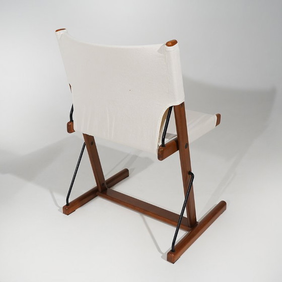 Eight “Nina and Santa Maria” Chairs by Piero De Martini for Cassina, 1970s – Dining chairs, Textile (photo 9 of 15)
