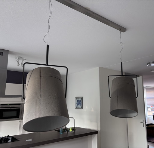 2x Diesel avec fourche de Lodès lampe pendante LARGE