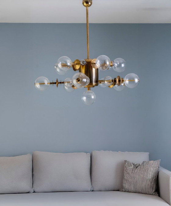 Image 1 of Lustre « Atomic », années 1970, Tchécoslovaquie