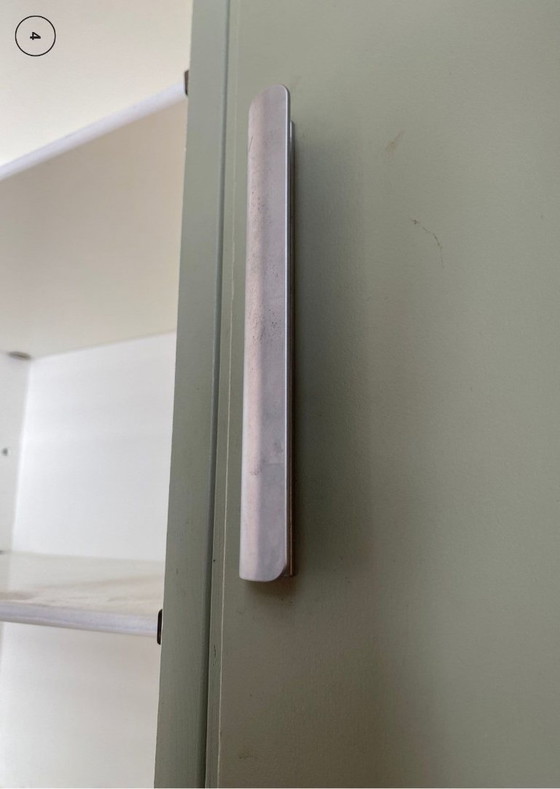 Image 1 of Meuble de cuisine original de Piet Zwart (Bruynzeel, années 1950) - restauré avec un caractère vintage