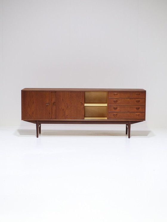 Image 1 of Danish vintage teak lowboard sideboard