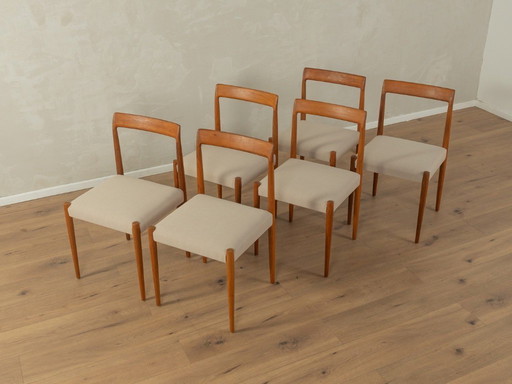 Chaises de salle à manger des années 1960, Lübke