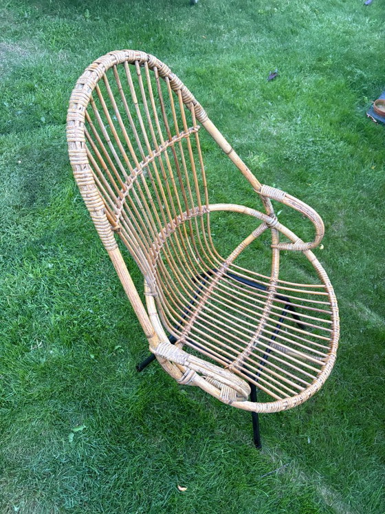 Vintage Rohe Noordwolde Rotan Set – Rohé Noordwolde, Tuinsets, Bamboo (photo 2 of 5)