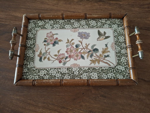 Plateau de service asiatique – tafelaccessoires, Metal, Wood (photo 2 of 12)