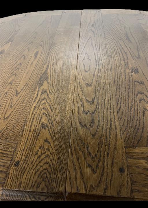 4 Bannink Art Nouveau oak extendable dining tables