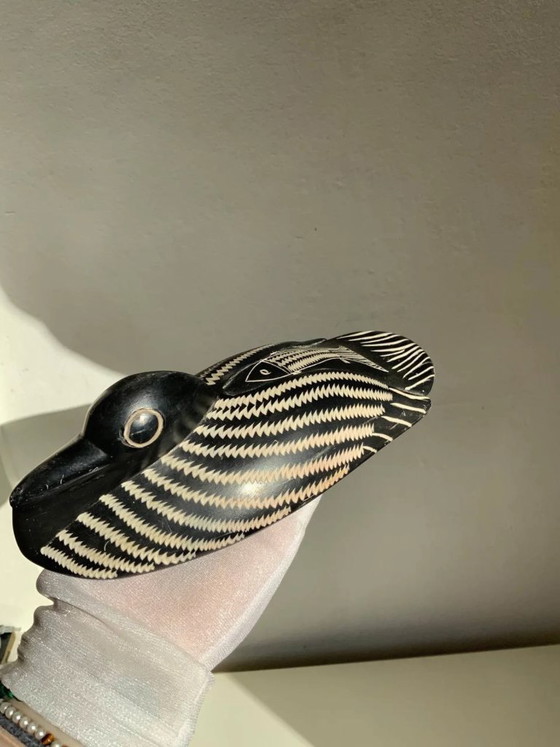 Image 1 of Inuit-Specksteinskulptur eines Seetauchers (Kanada)