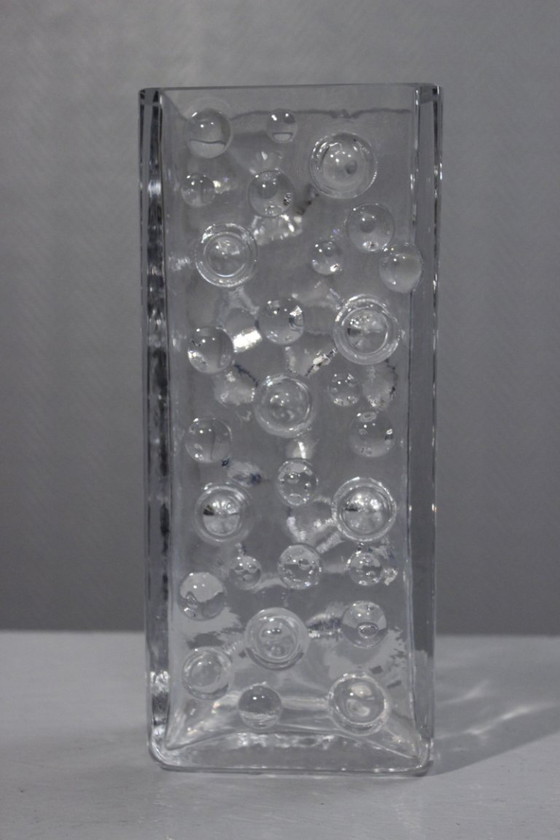 Image 1 of Vase verre Bubble design Erich Jachmann pour WMF Allemagne 1970s