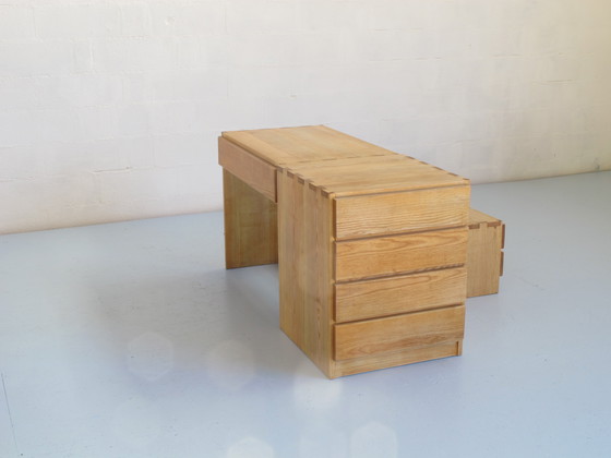 Image 1 of Drei Schubladen Kommode, Esche Massiv Geölt Frankreich