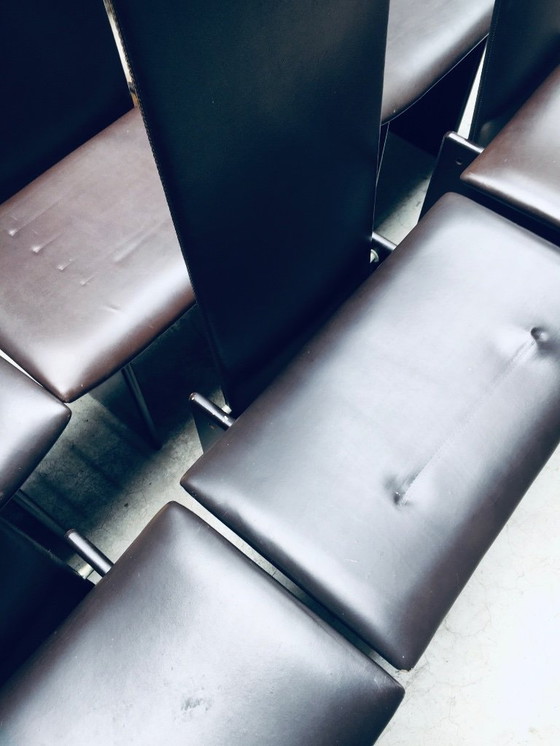 Image 1 of Postmodern Design RENNIE Dining Chair set by Kazuhide Takahama for Simon Gavina, Italy 1980's