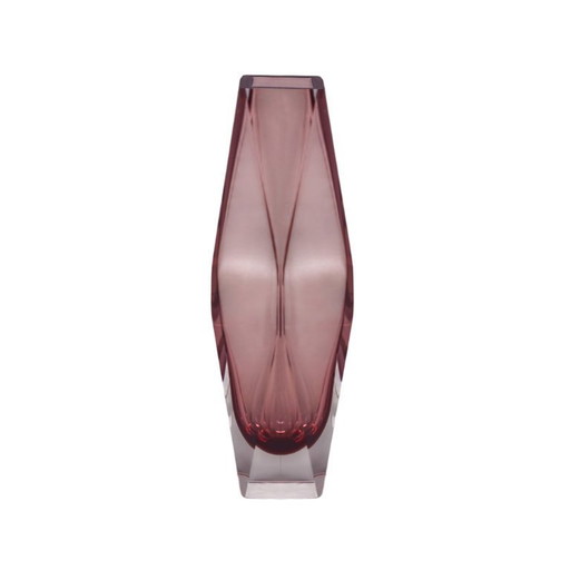 1960s Flavio Poli for Seguso Sommerso Murano Glass Vase. Made in italy