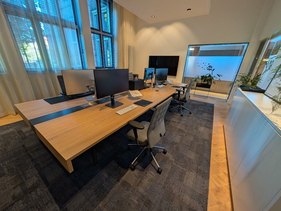 Image 1 of Design Workbench based on Vitra Design – massief eiken & staal