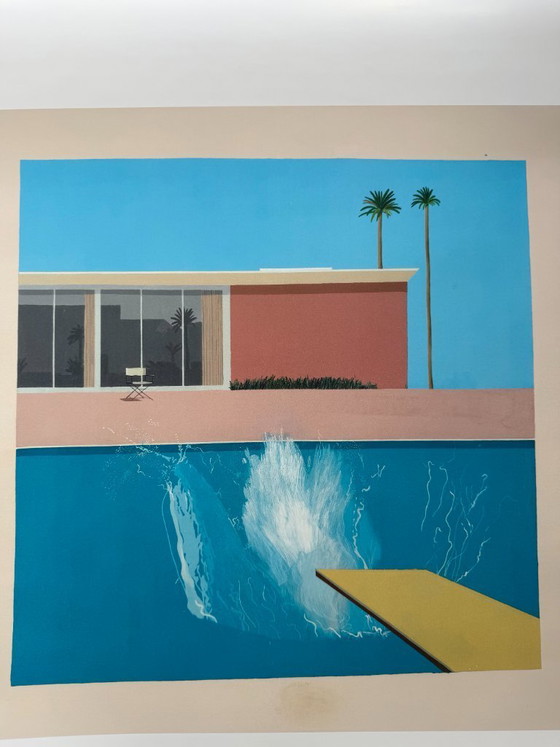 Image 1 of David Hockney, A Bigger Splash, 1967, Copyright David Hockney, Impreso en el Reino Unido