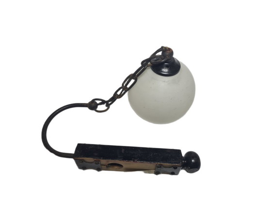 Communist Wall Lamp by Polam, Poland, 1980s – Wall lights, Glass, Metal (photo 3 of 7)