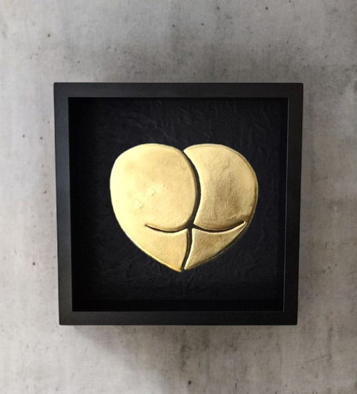 Love ass 23kt gold artwork plated in frame limited edition