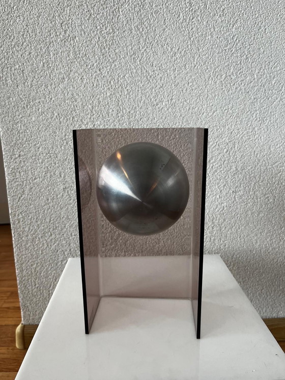 Image 1 of Vintage perspex tafelklok 