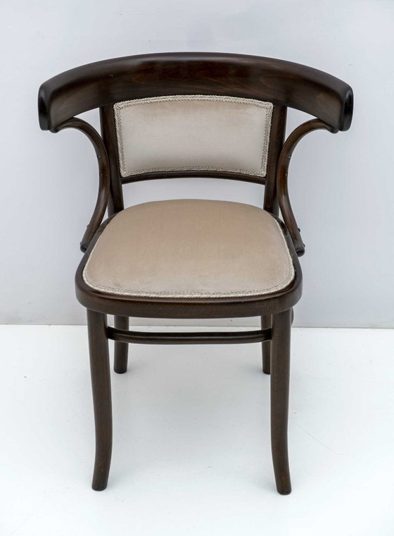 Image 1 of Thonet Oostenrijkse stoel met gebogen houten armleuningen, jaren 20