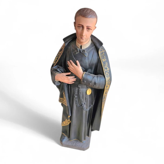Statue of a religious figure / Patron Saint Gerard Majella / placed in a Gothic niche / labeled – Sculpture (photo 8 of 11)